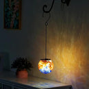 Hanging Solar Lanterns Outdoor Waterproof, Hanging Glaze Glass Solar Lantern, Gazing Ball Lantern Waterproof Decor for Yard Garden Patio by GreenHaven Gardens