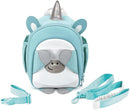 Toddler Backpack Leash - Baby Walking Harness & Anti-Lost Wrist Tether - Kids Backpack 5 Storage Pockets and 2 Adjustable Child Leashes for Kids 1, 2,3,4,5,6,7 Years Old - Ultra-Soft - Unicorn by TinyTreasures Baby Boutique