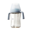 Bc babycare Sippy Cup Learner for 6+ Month Old with Nipples & Handles, Spill Proof Sippy Cup, Weighted Straw Toddler Cups, Anti-Choking Baby Cups 1 Pack,Blue by TinyTreasures Baby Boutique