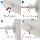 Bottle Water Dispenser Pump System, 20ft 110V AC US Plug High Flow Bottled Water Dispensering with Dual Inlet for Home Kitchen Coffee Tea Machines Water Dispenser Ice-Maker Refrigerator by CozyNest Decor