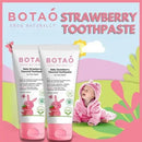 Fluoride Free Toddler Toothpaste | Strawberry Flavored - Training Toothpaste for Toddlers | EWG Verified, Vegan, SLS Free, Safe to Swallow, Aloe Vera (2Pack) by CozyNest Decor
