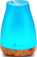 300ML Diffuser Essential Oil Diffuser Remote Control Aromatherapy Diffuser Mist Humidifiers with 7 Color LED Lights for Bedroom Office House Kitchen Yoga by TinyTreasures Baby Boutique