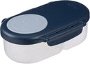 b.box Snack Containers for Kids, Toddler Snack Box Container, Reusable Small Bento Box for Lunch, School & Travel, Leak Proof, BPA free, Dishwasher Safe, Ages 4 months+ (Midnight, 12oz) by TinyTreasures Baby Boutique