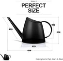 WhaleLife Indoor Watering Can for House Bonsai Plants (1.4L, Black) by GreenHaven Gardens