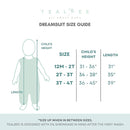 Tealbee DREAMSUIT: Toddler Sleep Sack with Feet 3T 4T - 1.2 TOG Lightweight Baby Wearable Blanket for Walkers - Rayon made from Bamboo, Organic Cotton Sleeping Bag - Love Milk by TinyTreasures Baby Boutique