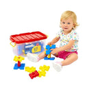Excellerations Construction Toys, STEM Building Toys, Blocks, 3-3/4 inches L x 3/4 inches W x 3-3/4 inches H, Builders, Connection Toys, Ages 18 Months and up, Preschool by TinyTreasures Baby Boutique