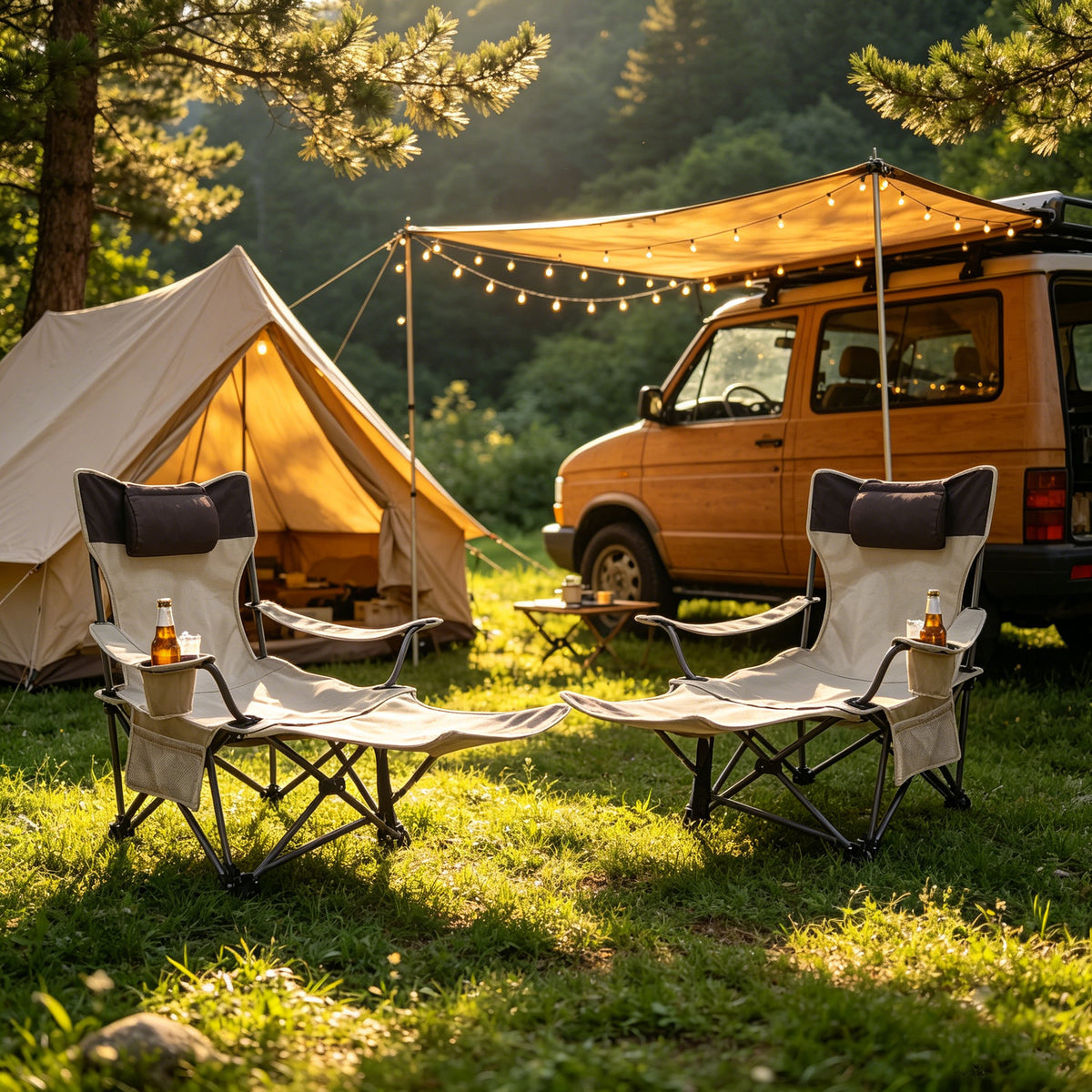 2PCS Outdoor Camping Chairs, photo 2 of 10