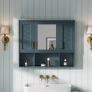 Modern Wall Mounted Medicine Cabinet with Adjustable Shelves and Soft Close Doors by HouseOfZazla