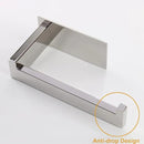 Toilet Paper Holder, Self Adhesive Tissue Holder Stainless Steel Rustproof Paper Roll Holder, No Drilling Easy to Install, Toilet Paper Rack Suitable for Office, Bathroom (Polish Chrome) by CozyNest Decor