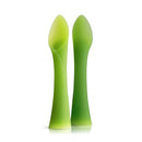 Olababy 100% Silicone Soft-Tip Training Spoon for Baby Led Weaning 2pack by TinyTreasures Baby Boutique