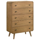 Winston - 5 Drawer Bedroom Chest - Wood by HouseOfZazla