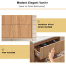 24" Floating Bathroom Vanity Set