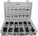 zipelo 113 Pieces Barbed Connectors, Car Quick Coupling Water Jet Tube, Drip Irrigation Fittings Kit, Water Hose Connector, Straight Barbs Tees Reducer Types, Garden Lawn Irrigation System by GreenHaven Gardens