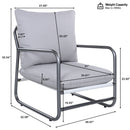 Outdoor Aluminum Frame Patio Armchair