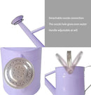 Metal Watering Can for Outdoor and Indoor Plants, Watering Can Decor, 1 Gallon (Purple) by GreenHaven Gardens