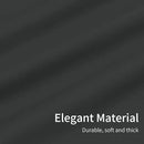 Easy-Going Blackout Curtains for Bedroom, Solid Thermal Insulated Grommet and Noise Reduction Window Drapes, Room Darkening Curtains for Living Room, 2 Panels(46x84 in, Dark Gray) by CozyNest Decor