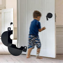 Door Knob Lockout Device with Password Lock and Key Lock Prevents Operating The Knob Cover to Disable Faucet Valve Spigot Dementia Door Locks for Elderly (Silver) by TinyTreasures Baby Boutique