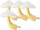 AUSAYE 4 Pack Plug in Night Light Sensor Light, Color Changing Mushroom Light LED Nightlights for Kids, Adults, Bedroom, Bathroom,Hallway, Stairs, Kitchen by TinyTreasures Baby Boutique