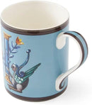 Spode Kit Kemp 12oz Mug, I Initial - Fine China Coffee Cup with Floral Alphabet Design, Custom Letter Mug for Unique Gift Giving - Personalized Kitchen Drinkware, Dishwasher Safe & Stylish by CozyNest Decor