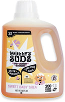 Molly's Suds Baby Liquid Laundry Detergent | Removes Formula, Poop & Spit-Up Stains | Extra Gentle for Infants, Babies, Toddlers (Sweet Baby Shea, 200 Loads) by TinyTreasures Baby Boutique