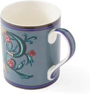 Spode Kit Kemp Alphabet Mug - Letter P Monogram in Fine China, 12oz Ceramic Coffee Cup for Hot Drinks, Personalized Drinkware for Unique Gifts, Dishwasher Safe Tea or Coffee Mug - Gift Box Included by CozyNest Decor