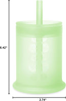 Olababy Silicone Training Cup with Straw Lid | Babies Water Drinking Cup | 6+ Mo Infant To 12-18 Months Toddler | Sippy Cup For Kids & Smoothie Cup | Baby Led Weaning (Kiwi, 5 oz) by TinyTreasures Baby Boutique