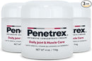 Penetrex Joint & Muscle Therapy - Soothing Comfort for Back, Neck, Hands, Feet - Premium Whole Body Rub with Arnica, Vitamin B6 MSM & Boswellia - 4oz Cream (3 Pack) by CozyNest Decor