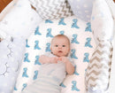 4 Pack Soft Baby Boy Sheets Dinosaur Star Cloud Soft Polyester Neutral Unisex Fitted Sheets Set for Baby Boys by TinyTreasures Baby Boutique