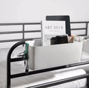 Bedside Storage Organizer Caddy Hanging Organizer Bunk Bed Shelf Holder Pocket for College Dorm Room Baby Bed Rails (Green) by CozyNest Decor