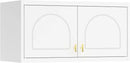 Bathroom Cabinet Wall Mounted, Metal Laundry Wall Storage Cabinets Over Toilet, Medicine Cabinet Organizer with 2 Doors, Floating Cabinets for Launtry, Kitchen, Bathroom, Living Room by CozyNest Decor