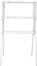 Household Essentials Clothes Drying Rack, Foldable, Expandable and Collapsible Laundry Drying Rack, White by TinyTreasures Baby Boutique