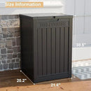 DRATO 48 Gallon Package Delivery Box, Large Lockable Storage Box, Double-Wall Resin Outdoor Package Delivery and Waterproof Deck Box for Porch, Patios by CozyNest Decor
