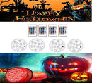 Submersible Led Lights, Submersible Waterproof RGB Change Remote Controlled Submersible Led Lights for Pond Pool Fountain Aquarium Vase Hot Tub Bathtub Fish Tank Party Halloween (4 Pack) by GreenHaven Gardens