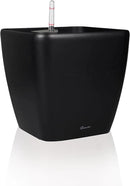 Dexceder 18x17 Self Watering Planter with Wheels Indoor Outdoor, Inner Mat Design, Thickened Large Floor Standing Flower Plant Pot with Water Level Indicator (Black Matte) by GreenHaven Gardens
