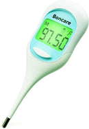 Boncare 9 Seconds Basal Body Thermometer for Ovulation, Oral Thermometer for Adults and Kids - Accurate Rectal Thermometer, with Fever Alarm and Large Display (Sky Blue) by TinyTreasures Baby Boutique