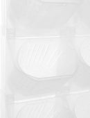 12Pieces 3-Pot Wall Planter Vertical Garden Plant Walls Wall Mounted Vertical Planter with Water-Storage Layer Stackable Wall-Mounted Flower Pot for Gardens, Balconies 180.78lbs Total Capacity (White) by CozyNest Decor