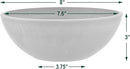 PSW M20TC Pot Collection Shallow Garden Bowl Planter for Succulents, Bonsai, Fairy Gardens, Herbs, 8-inch, Terra Cotta Color by GreenHaven Gardens