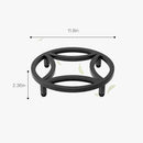Zhongma 2 Pack 11.8" Sturdy Potted Plant Stand Flower Pot Holder Heavy Duty Construction, Low Plant Stand for Home Indoor and Outdoor, Sturdy plant riser and saucer without Installation Required by GreenHaven Gardens