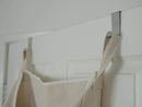 Laundry Collector, Laundry Hamper, Door Hanging Laundry bag with hooks (Beige, 65Liters) by CozyNest Decor
