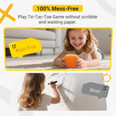 4-in-1 Handheld Tic Tac Toe Game Portable Electronic Board Games for Kids & Adults, Travel Games, Birthday Gifts, Yellow by TinyTreasures Baby Boutique