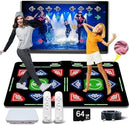 HDMI Dance Mat 64GB Storage, 1000 Games,885 Songs,81 MTV Videos.Dance pad Combines Dance, Yoga, Aerobics, Running, Sports, and Puzzle Games A Prestigious Gift for Boys & Girls. Flannel Material by TinyTreasures Baby Boutique