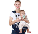 Baby Hip Seat Carrier Baby Waist Stool for Child Infant Toddler with Adjustable Strap Buckle Pocket Soft Inner Huge Storage (Dark Blue) by TinyTreasures Baby Boutique