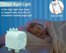 Kids Alarm Clock Girls Green Dinosaur Alarm Clocks with Night Light Bluetooth Digital Alarm Clock for Kids Girls Children by TinyTreasures Baby Boutique