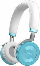 Puro Sound Labs JuniorJam Plus Volume-Limiting Wireless Bluetooth Headphones for Kids, Secure Audio with Adjustable On-Ear Design, 22-Hour Battery, Ideal for Tablets, Smartphones & PCs - Teal by TinyTreasures Baby Boutique