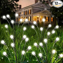 OZS 4Pack 32LED Solar Garden Lights - Solar Lights Outdoor, Solar Firefly Lights, Solar Swaying Light, Sway by Wind, Solar Fairy Lights Waterproof for Garden Patio Pathway Decoration(Cool White) by GreenHaven Gardens