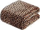 MERRYLIFE Leopard Throw Blanket Decorative Fleece Throw | Ultra-Plush Colorful Girls Boys | Couch Blanket Travel Lap | (40" 50", Cheetah) by CozyNest Decor