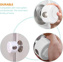 Kisangel Child Safety Door Knob Covers 4pcs Baby Door Handle Cover Child Door Knob Protectors for Easy Installation and Reusable Design,White Pp by TinyTreasures Baby Boutique