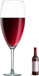 Worlds Largest Giant Wine Glass - Huge 32 Inches, 3.7 Gallons