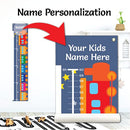 Sungwon Personalized Kids Canvas Growth Chart, Height Chart, Train by TinyTreasures Baby Boutique
