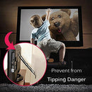 UCEC 2 Pack Adjustable TV Safety Straps, No-Drill Adhesive Anti-Tip Furniture Anchors for Baby Proofing, Flat Screens Fix to Wall,Cabinet,Stand Or Desk, Earthquake Straps by TinyTreasures Baby Boutique